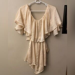 Lavalon Cream Off-Shoulder Romper 🆕